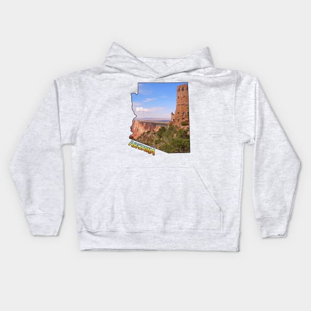 Arizona  (Grand Canyon National Park) Kids Hoodie by gorff